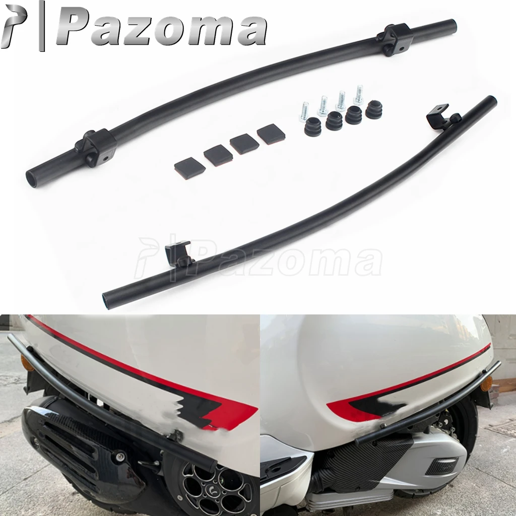 Scooter Side Crash Bar Bumper Frame Protection For SPRINT 150  PRIMAVERA 150 Steel Motorcycle Guard Crash Protector 2013-2020