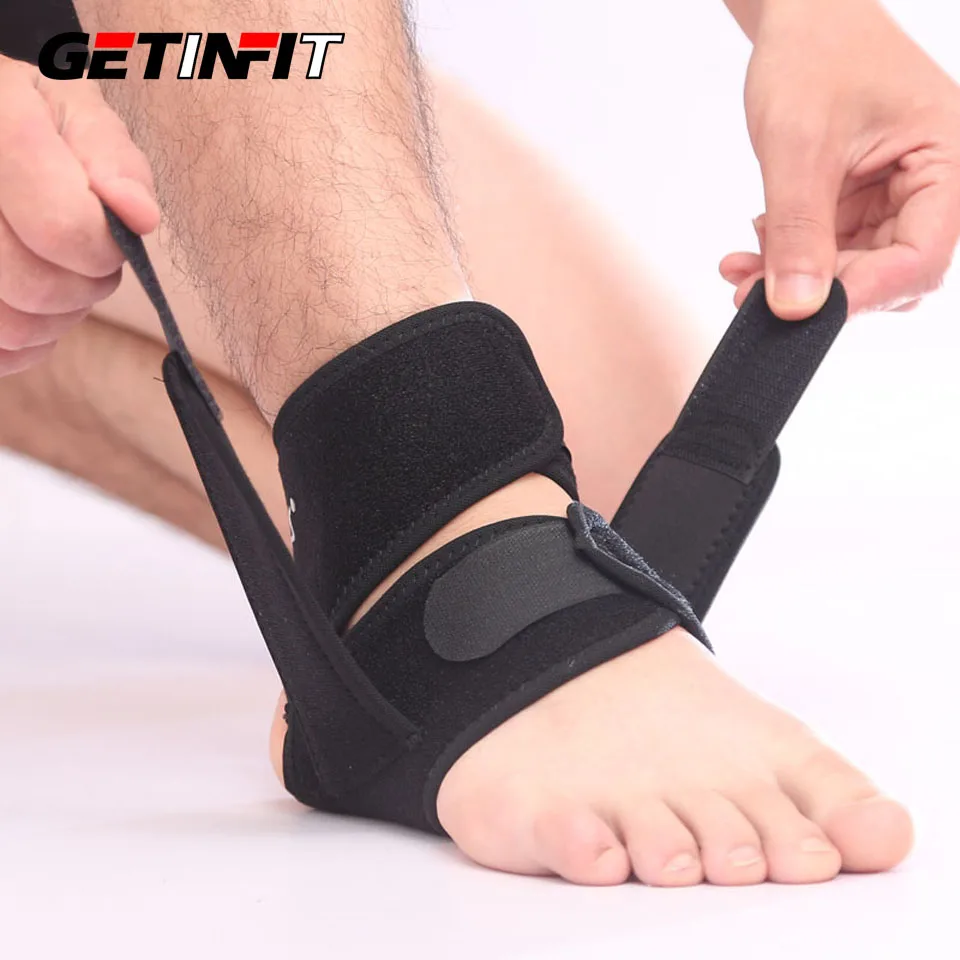 Getinfit 1PCS Sport Breathable Pressurizable Ankle Support Brace Pad Protect Foot Basketball Football Climbing