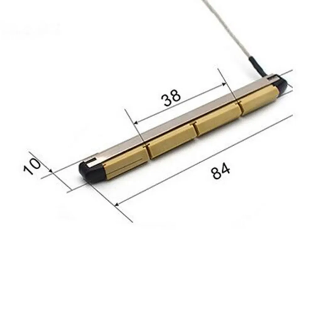 4-saitiger Folk-Akustik-Bassgitarren wandler unter Sattel-Piezo-Tonabnehmer 3,5-mm-Klinkenersatzteile