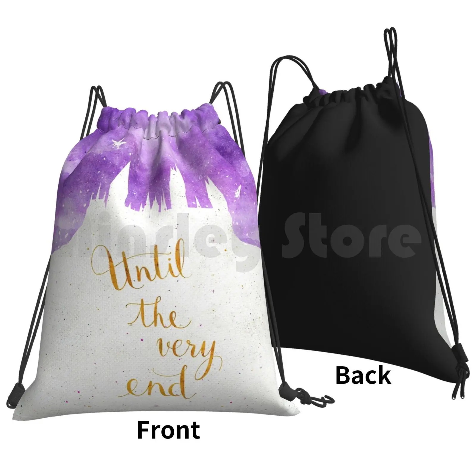 Until The Very End Backpack Drawstring Bags Gym Bag Waterproof Always Geek Glasses Scar Bolt Lightening Film Pop Culture