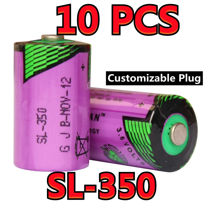 (NEW DATE) 10PCS Original NEW Battery SL-350 1/2AA 3.6V S5 PLC Batteries