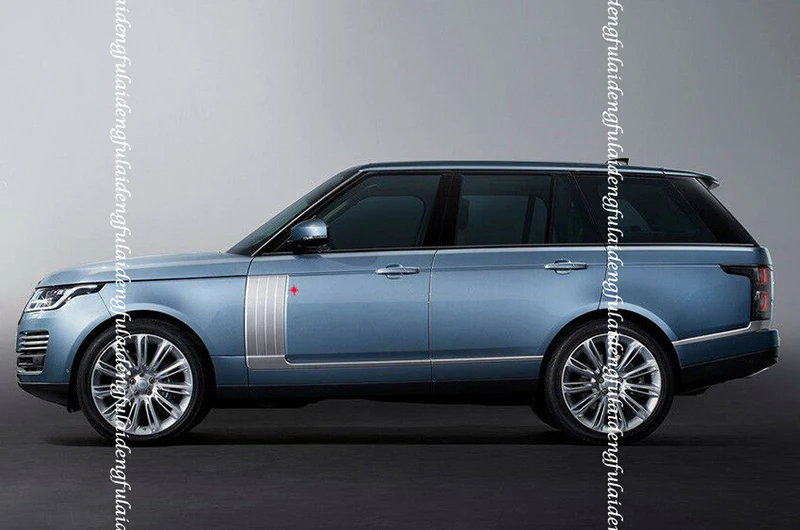 Dla Land Rover Range Rover Vogue L405 2013-2020 srebrny drzwi boczny błotnik kratka wentylacyjna pokrywa wykończenia 2 sztuk akcesoria samochodowe