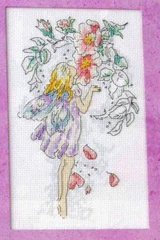 T Cross186-1 cross stitch set figure [flower fairy] lovely precision printed cloth