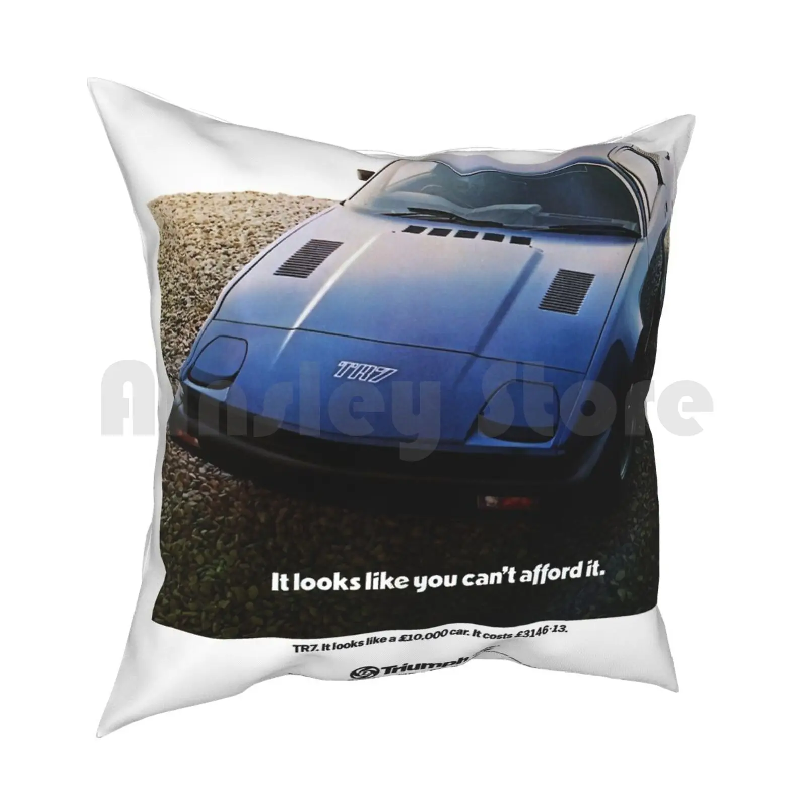 Tr7 Pillow Case Printed Home Soft DIY Pillow cover Tr7 Coupe Tr4 Tr5 Tr6 Tr8 British Leyland Bl Austin Rover British Sports