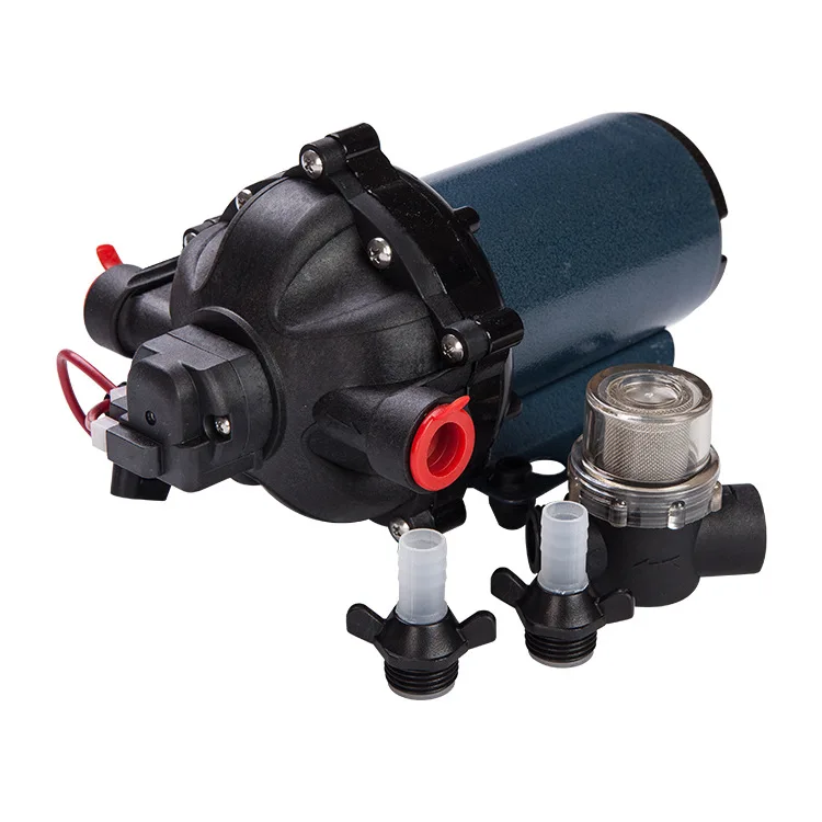 SOVOFLO Electric Washer 12V 24V DC Washdown Deck Wash Down Pump kit 18.9/20.8LPM 5.0/5.5GPM 70PSI Caravan RV Boat Yatch Marine