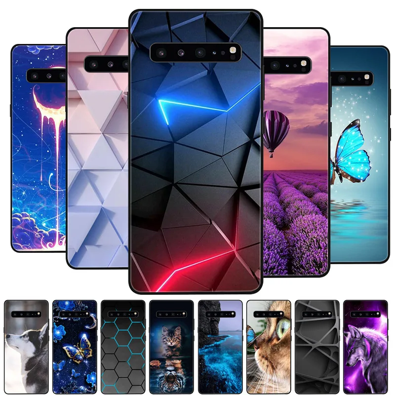 For Samsung S10 5G Case Silicon Back Cover Phone Case For Samsung Galaxy S10 5G G977N Cases for Galaxy S 10 5G Soft bumper Funda