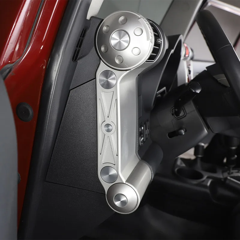 Aluminum Alloy For Toyota FJ Cruiser 2007-2021 Car Dashboard Both Sides Decorative Patch Car Interior Accessories 5