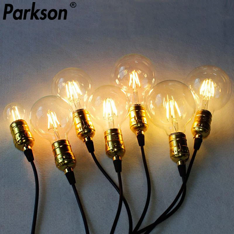 E27 E14 LED Light Bulb 4W 6W 8W 220V Retro LED Edison Bulb Vintage Candle Light Led Filament Bulb Industrial Decor Edison Lamp