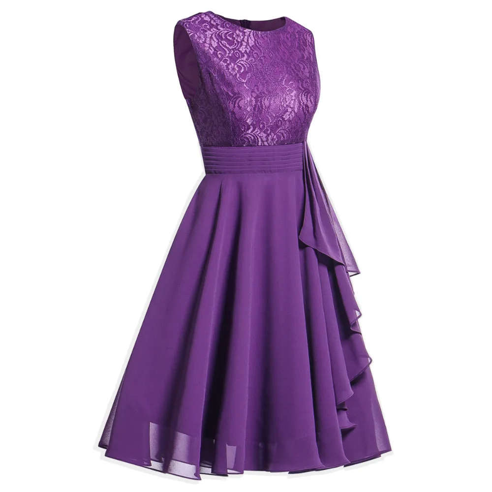 Roze Kant Cocktail Jurken Party Night A-lijn Korte Chiffon Jurk Elegante Vrouwen Vestidos Robe Femme Formele Avondjurk