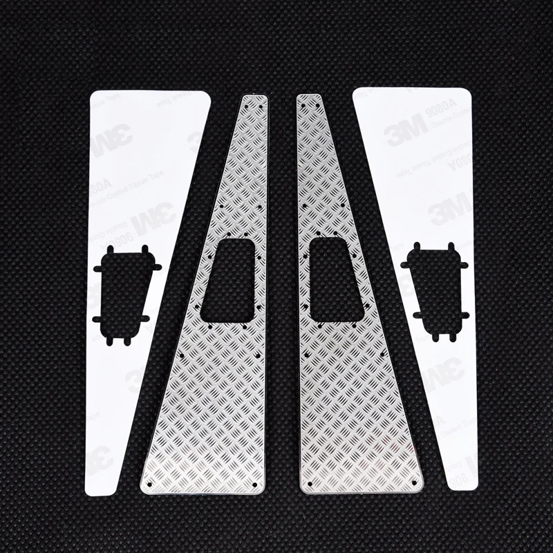 YEAHRUN TRX4 Metal Anti-Skid Plate Intake Grille RC Car Hood Sticker Decoration for 1/10 RC Crawler TRX-4 Upgrade Parts