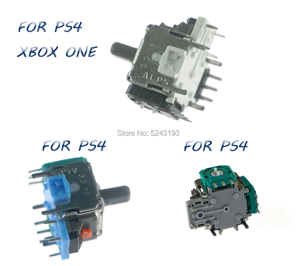 100 قطعة OEM ثلاثية الأبعاد عصا التحكم التناظرية متحكم الأصابع xbox one استبدال إصلاح جزء وحدة الاستشعار الجهد ل Son 4 PS4 XBOXONE تحكم