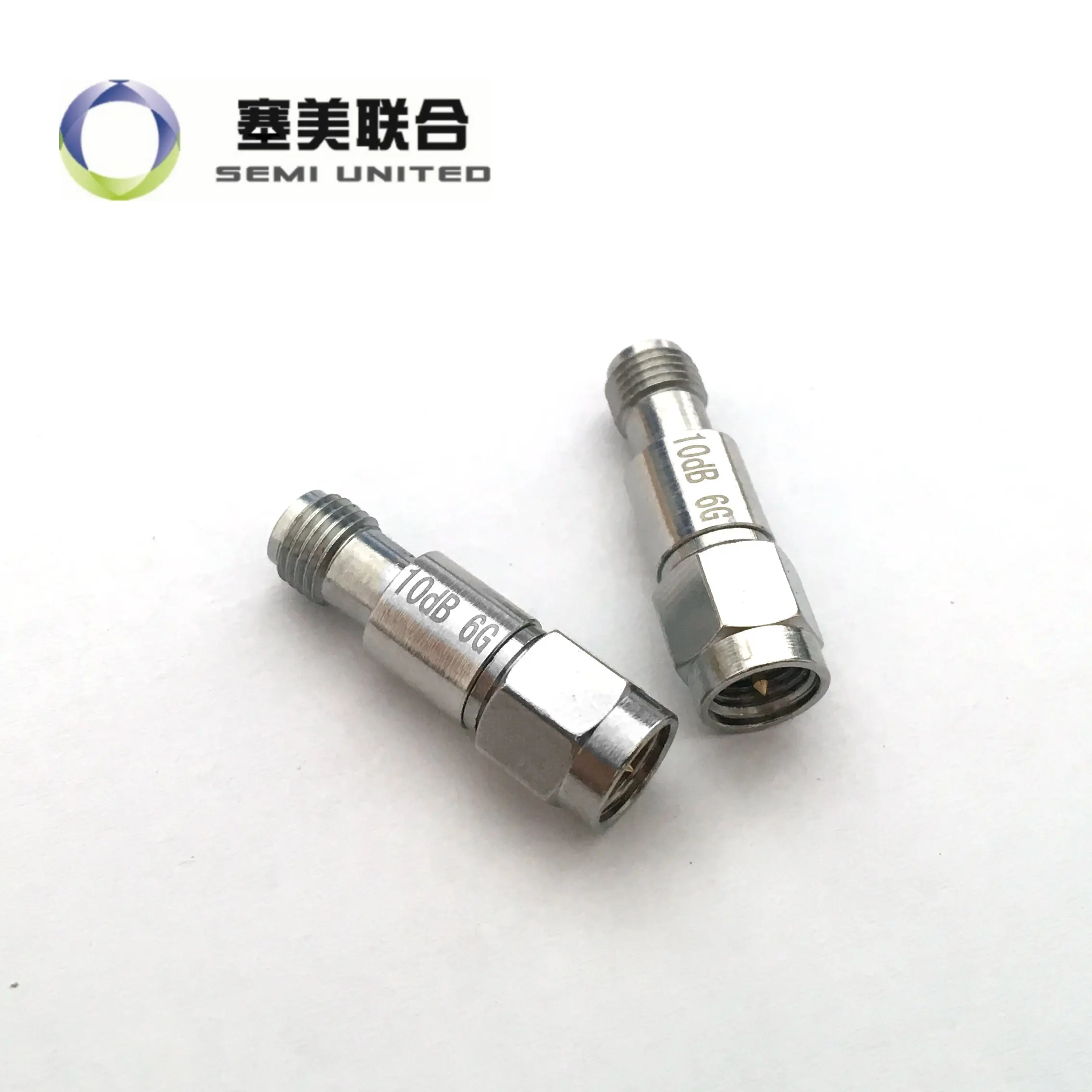 laser label SMA attenuator is fixed 1/2/3/5/6/10/15/20/30/40/50/60dB;6G 2w