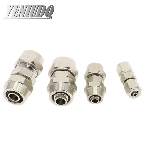 Imagen 2 del producto Accesorios neumáticos de giro rápido, conectores rectos de tubo de aire, accesorios rápidos para tubo de manguera de 4/6/8/10/12mm, 1 Uds.