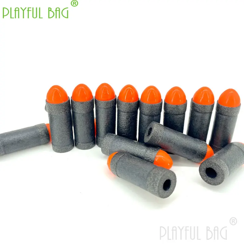 Toy soft bullet gun soft bullet 3.8cm gecko general nipple dense short soft bullet bamboo elite soft bullet accessories id48