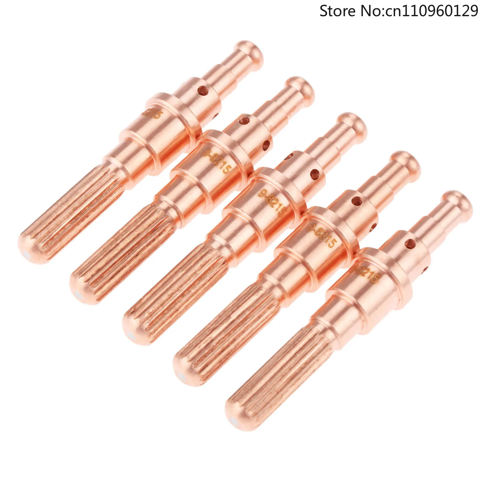 Cortador de 10 piezas, electrodo de antorcha de Plasma 9-8215 + boquilla 9-8207 para T/D SL 60/100, reemplazo consumible de antorcha de corte por Plasma
