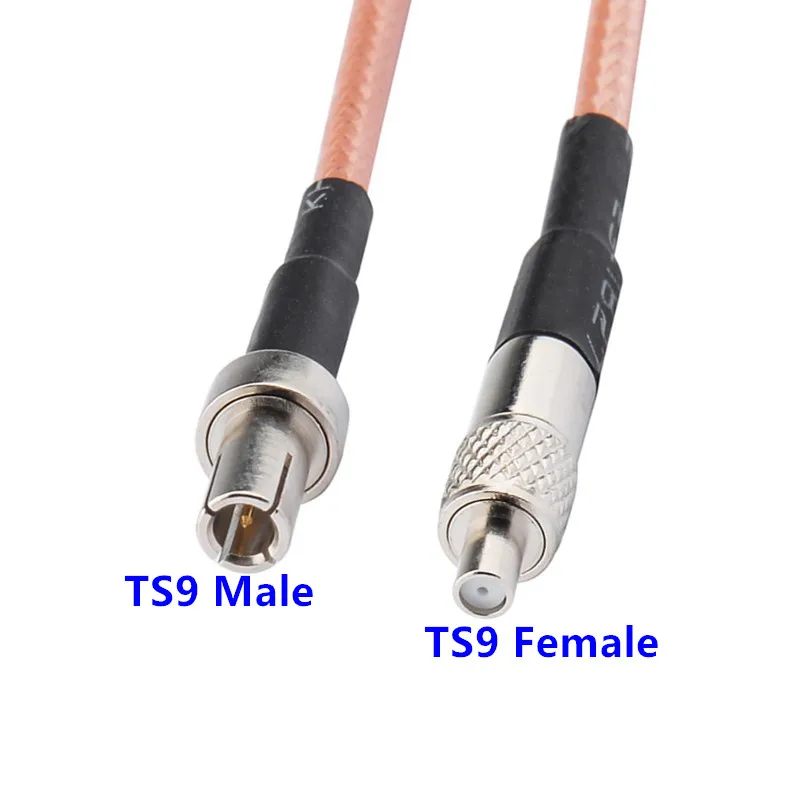 JXRF Connector TS9 Female to TS9 CRC9 Male Extension Cable RG316 Adapter Coaxial Pigtail Cable For 3G 4G Antenna