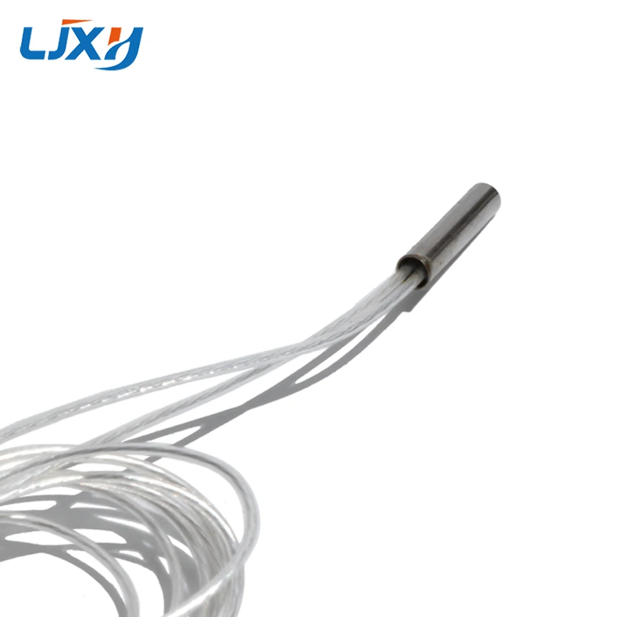 LJXH NTC Thermistor High Temperature Glass Temperature Sensor 3950 Teflon Multi-stranded Wire Durable 3*15mm SUS Probe