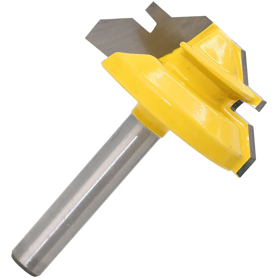 1/2 45 Degree Width Woodworking Drill Bit Woodworker Lock Miter Router Bit Shank Tenon Cutter Woodwork Milling Cutters