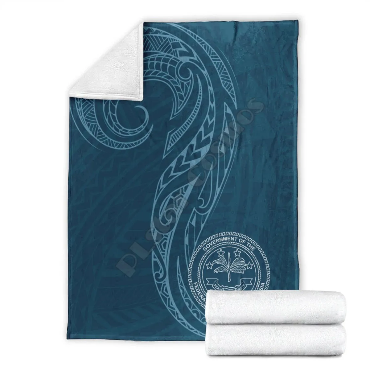 

Плюшевое Флисовое одеяло с имитацией Микронезии, для взрослых и детей