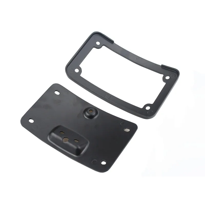 Black License Plate Frame Bracket For Harley softai Springer Classic FLSTSC 2005 - 2007 Deluxe FLSTN 2005 - 2014