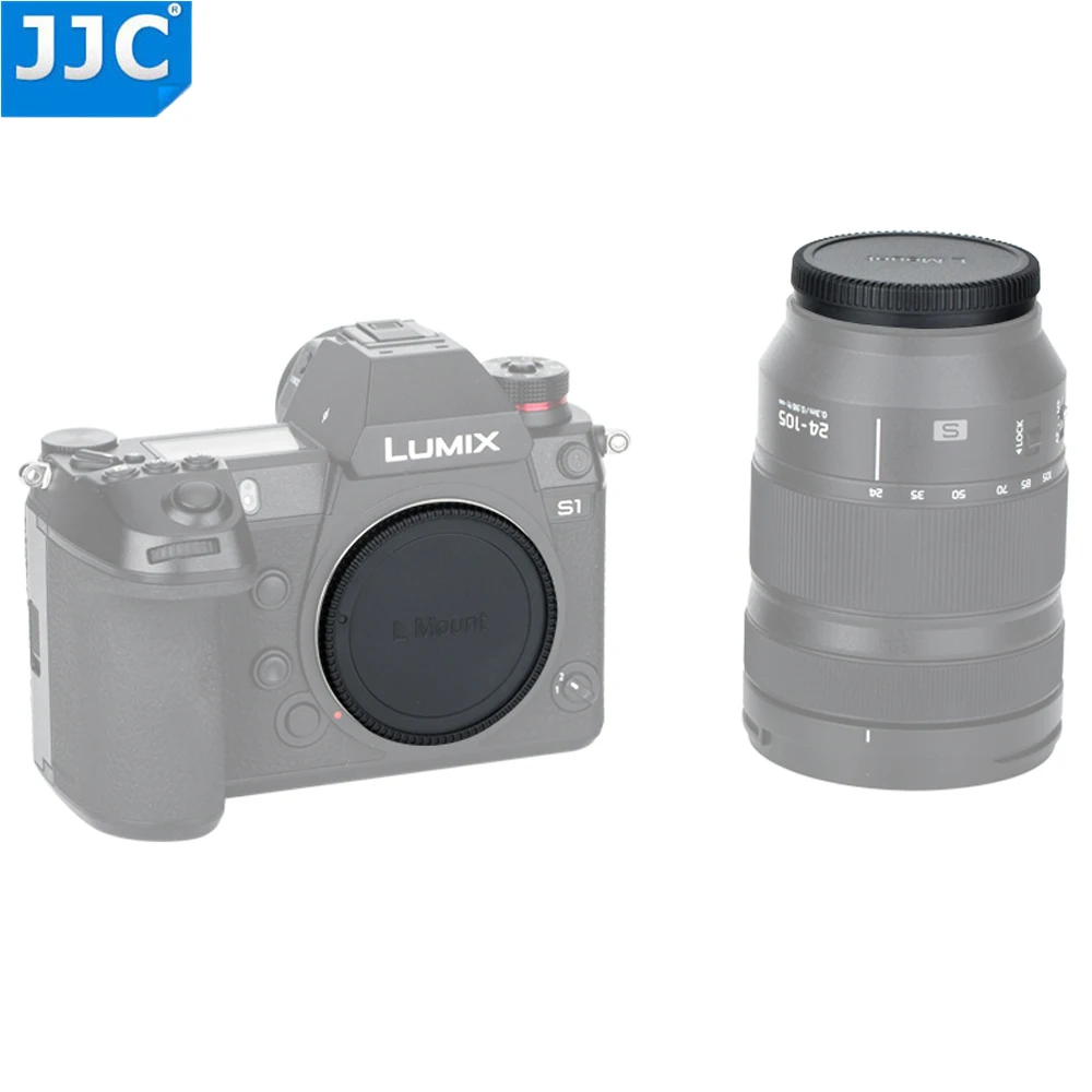 JJC L-RLL Camera Body Cap and Rear Lens Cap For Leica SL (Typ601) CL TL2 For Panasonic S1 S1R S1H Lumix S9 ,Sigma FP Cameras