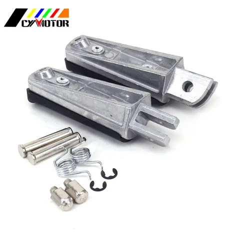 YAMAHA TDR125R FZ6 FZR FZS TDM YZF XJ 600 600 900 MT03 YZF1000 BT FJR FZ1 FZ6R 1100 1300 के लिए मोटरसाइकिल फ्रंट फुटरेस्ट फुट पेग्स 10 best sales यामाहा FZR 1000 - №2