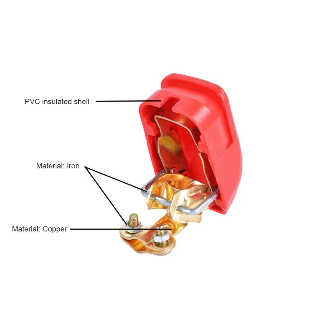 New A Pair Positive & Negative Electrode Quick Release Lift Off Connector Clamps Car Battery Terminals Car Accessories