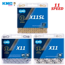 KMC X11 Chain 116L 118L X11EPT X11SL X11EL Mountain Bicycle Chains Original MTB Road Bike Chian for Shimano/SRAM/Campagnolo