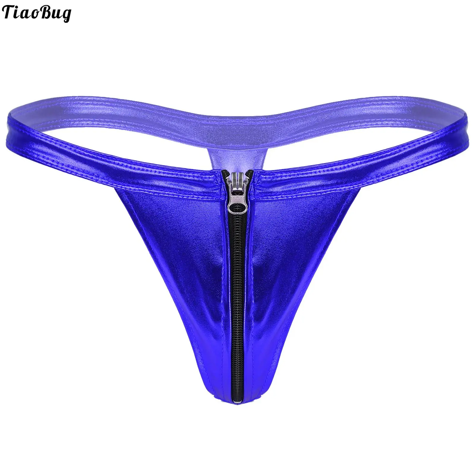 Men Glossy Zipper Front Bulge Pouch Swimming Bathing Beach T-Back Thongs Bikini Bottom Low Waist G-String Briefs Underwear silesian quartet string quartets 11 13