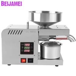 BEIJAMEI X5S Commercial Oil Press Machine Sesame Oil Pressing Machine Electric Peanut Oil Making Extracting