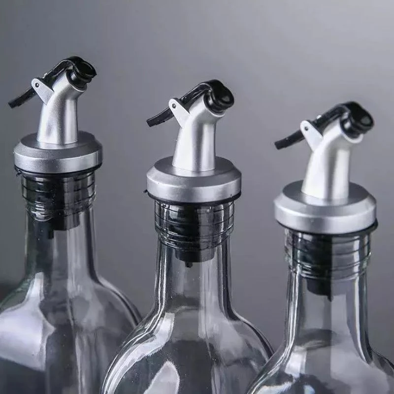 Olive Oil Bottle Stopper Leak-proof Nozzle Rubber Nozzle Liquor Dispenser Wine Pourer Sprayer Kitchen Accessories