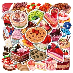 10/30/50pcs Cute Food Graffiti Stickers PVC Waterproof Stationery Phone Fridge Skateboard Luggage Wall Cartoon Sticker For Kids