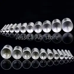 3-20mm 80/600 Grit Diamond Grinding Head for Beads Balls Polishing Fine/Coarse Sand Cylinder Rotary Burr Beads Abrasive Tools