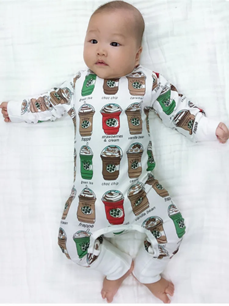 

COSPOT Baby Girls Boys Romper Autumn Winter Long Sleeved Newborns Bebes Jumpsuit Body Suit Pajamas Clothes 2022 New 35