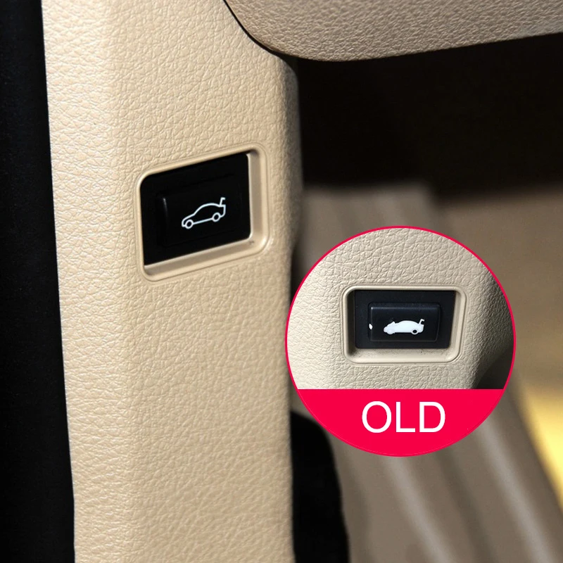 BMW için bagaj kapağı arka gövde anahtarı düğme kapağı F20 E90 E91 E92 F30 F10 F18 serisi F02 F25 E60 E84 kimse 1/3/5/7 serisi X1 X3 Z4