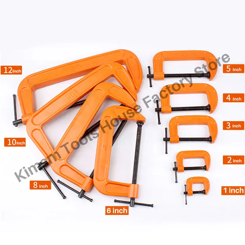 Heavy Duty G Clamp C Clamp For Woodworking  Metal Carpenter Vise G-clip C-clip Grip Diy Hand Tool Quick Release Clamping Tools