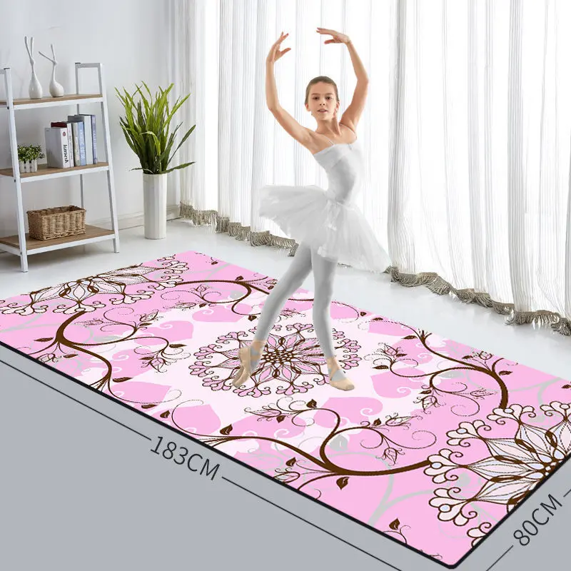 Suede TPE Yoga Mat for Beginner 8MM Non-Slip Exercise Gymnastics Mats Thickening Widening 80cm Body Building Sport Yoga Cushion