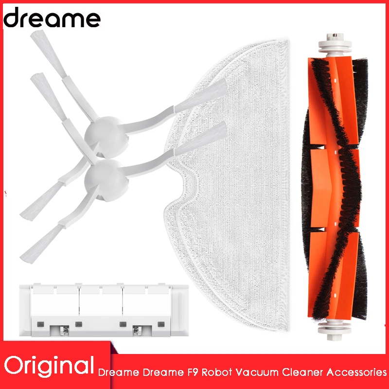 Dreame F9 D9 L10 Pro Accessories Robot Vacuum Cleaner with Side Brush Main Brush Dust Box Filter Cleaning Replacement