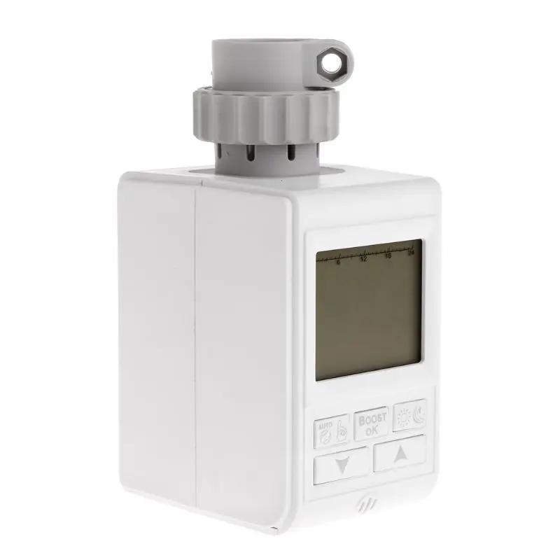 Programmable Thermostat Timer TRV Radiator Valve Actuator Temperature Controller 
