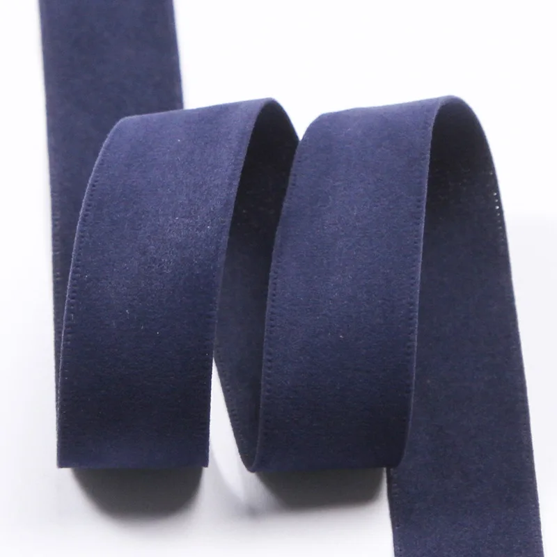 10 Yards 25MM 38MM Wildlederband in Unifarben für Haaraccessoires, DIY-Bastelarbeiten, handgefertigt Y2021120702 – Detail 11