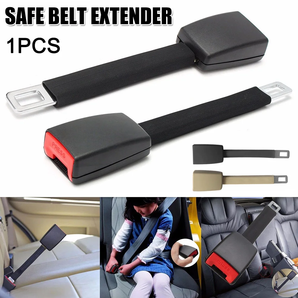 

Seat Belt Extender Rigid 10 Inch Length Seat Belt Extender Metal Tongue Buckle up and Protect Your Family Adjustable Size