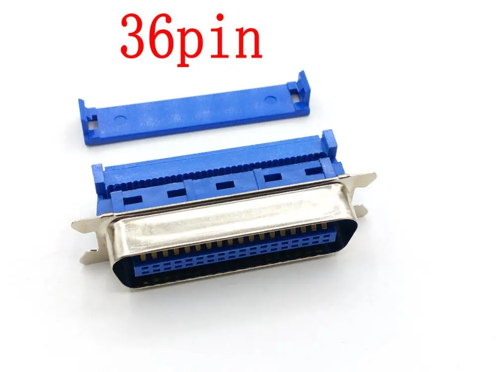 100pcs new 36pin/50Pin Male Centronic IDC Crimp Connectors for SCSI Ribbon Flat Cable PC MAC SUN