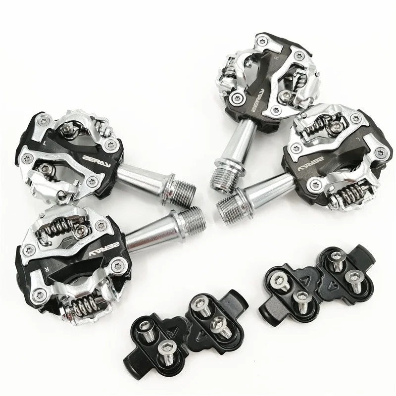 ZERAY ZP108S Bicycle Pedals MTB Mountain Bike Self Locking Pedal With Cycling Cleats Compatible shimanospd pd22