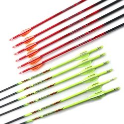 Hottest 2 Color Pure Carbon Arrow Spine 400-1000 ID 4.2mm Archery Orange /Yellow For Compound/Recuvre Bow Shoot