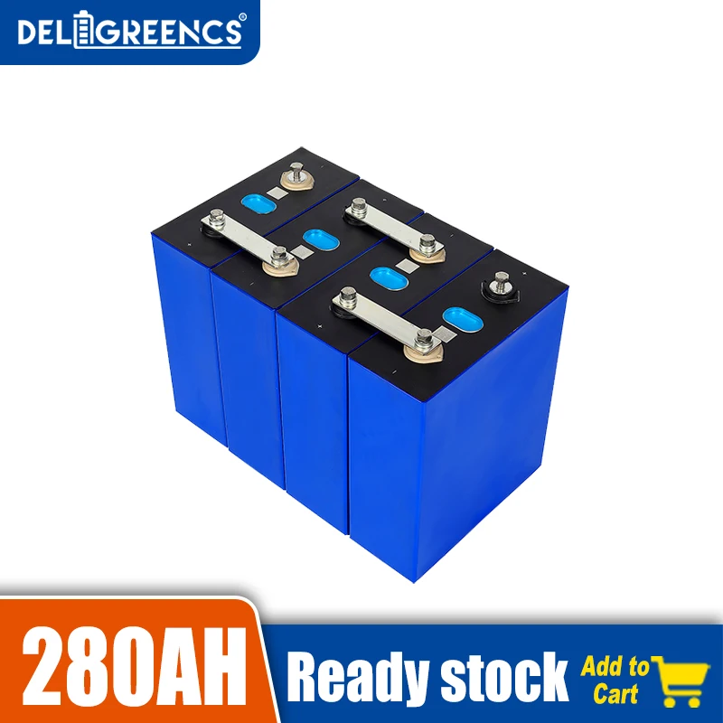 Brand New Grade A 3.2V 280Ah RP LiFePO4 Battery Lithium Rechargeable Battery For Scooter Electric Boat forklift EV RV Solar