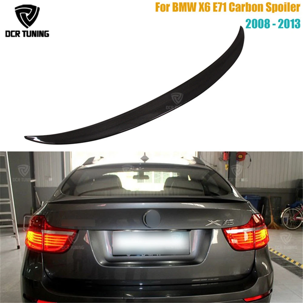 

For BMW X6 E71 Spoiler Carbon Fiber Spoiler For X6 2008 2009 2010 2011 2012 2013 Rear Trunk Wing Performance Spoiler