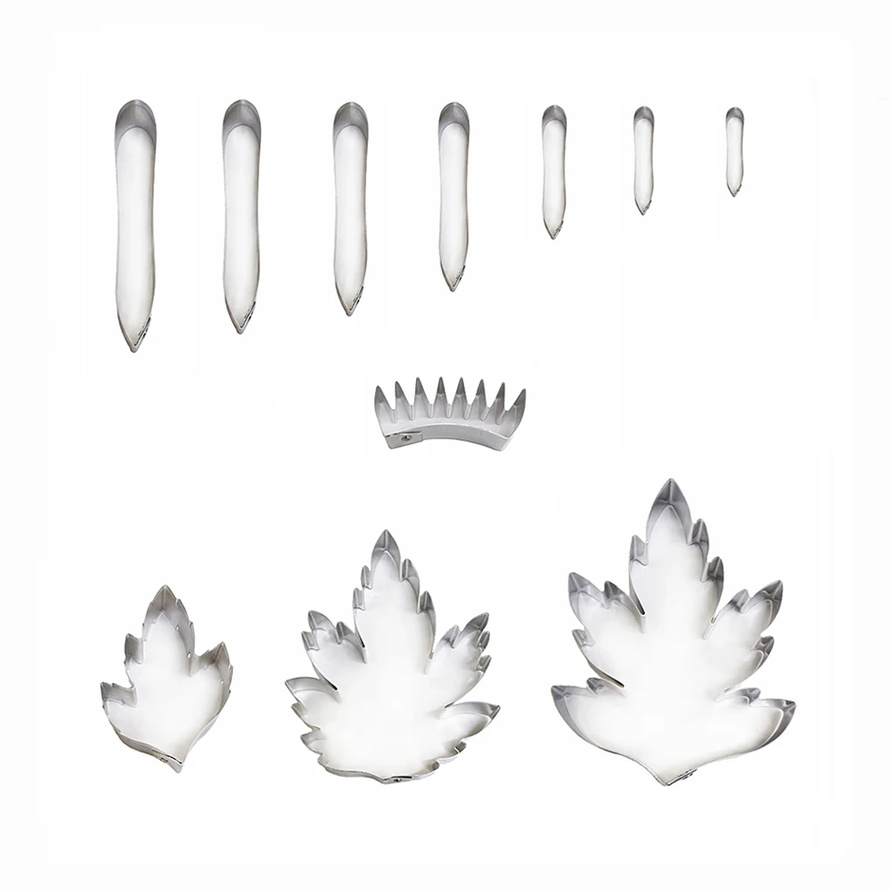 Spider Chrysanthemum fondant sugar flower cutters baking cake decorations Polymer Clay Cold Porcelain gumpaste tools