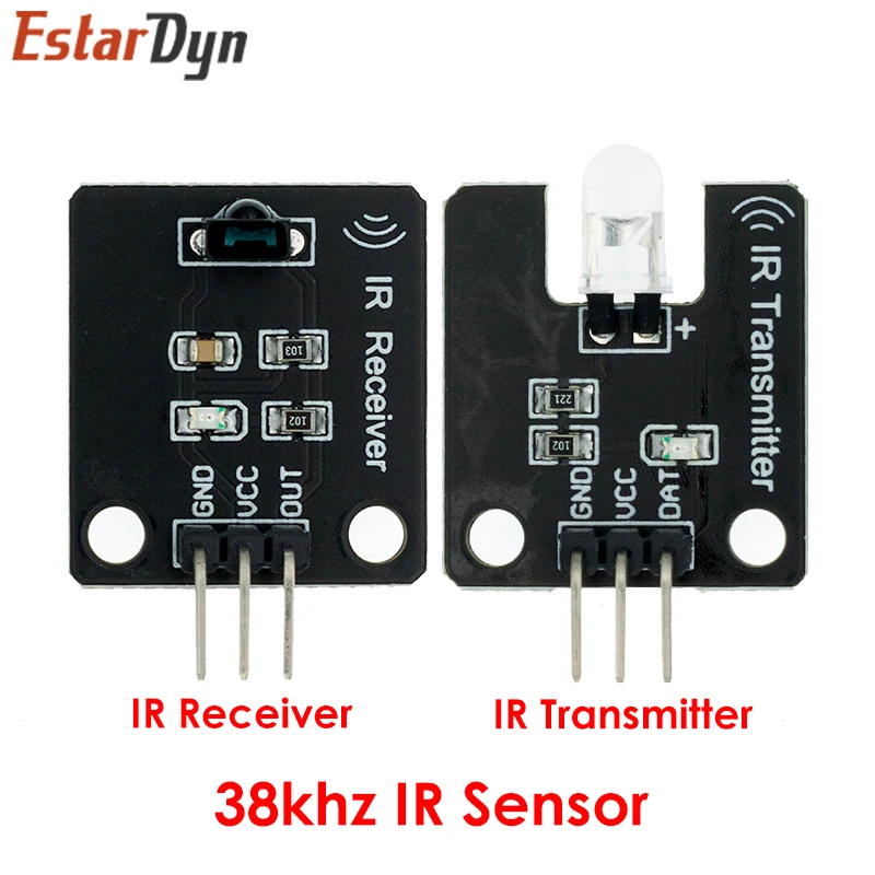 Módulo transmisor infrarrojo IR Digital, módulo de Sensor receptor infrarrojo para Arduino, bloque de construcción electrónico, 38khz