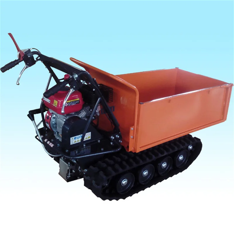 

Chinese Machine Hydraulic Mini Crawler Dumper Truck Tracked Trolley Transporter Cart Dumper