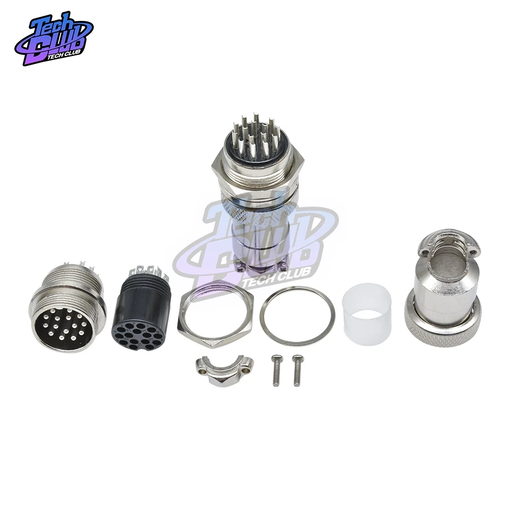 GX20 2/3/4/5/6/7/8/9/10/12/14/15 Pin spine per aviazione prese maschio femmina 20mm L94-100Y pannello a filo circolare tappo del coperchio della spina aeronautica